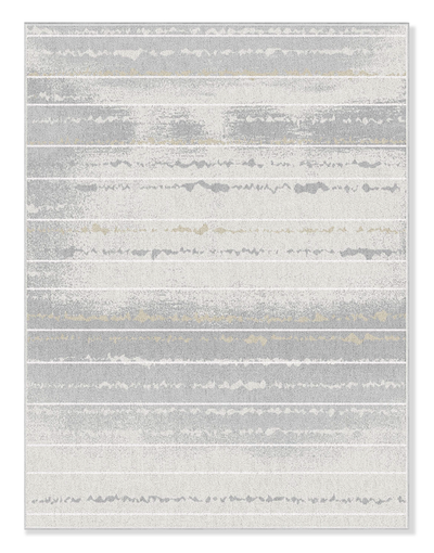 Ellison Grey Wave Area Rug – 5’ x 7’ | Carpette Ellison grise à motif de vague - 5 pi x 7 pi