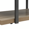 Felicity 44” Rectangular Coffee Table with Shelf and Casters – Grey | Table à café rectangulaire Felicity de 44 po avec tablette et roulettes - grise