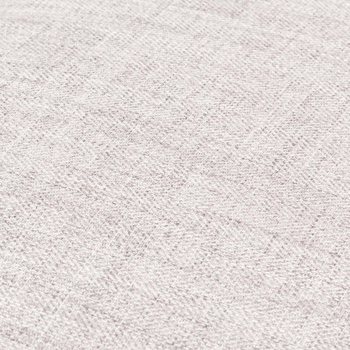 Sofa sectionnel de gauche Freeman de Kort & Co. 2 pièces po en tissu d’apparence lin avec pattes en bois - blanc colombe