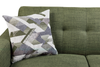 Kort & Co. Freeman 2-Piece Right-Facing Sectional with Wood Legs – Avocado Green | Sofa sectionnel de gauche Freeman de Kort & Co. 2 pièces po en tissu d’apparence lin avec pattes en bois -vert avocat