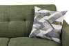 Kort & Co. Freeman 2-Piece Linen-Look Fabric Sectional with Wood Legs – Avocado Green | Sofa sectionnel Freeman de Kort & Co. 2 pièces po en tissu d’apparence lin avec pattes en bois - vert avocat
