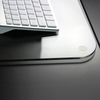 Clear Glass Desk Pad – 19” x 24” | Sous-main de bureau en verre transparent - 19 po x 24 po