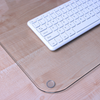 Clear Glass Desk Pad – 19” x 24” | Sous-main de bureau en verre transparent - 19 po x 24 po