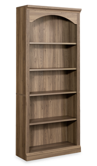  Bibliothèque Halston de 29,29 po à 5 tablettes avec tablettes réglables - chêne salé