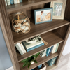 Halston 29.29” 5-Shelf Bookcase with Adjustable Shelves – Salt Oak | Bibliothèque Halston de 29,29 po à 5 tablettes avec tablettes réglables - chêne salé