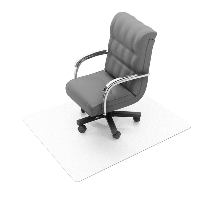 Carpette rectangulaire en PVC pour planchers durs - 35 po x 47 po - transparente