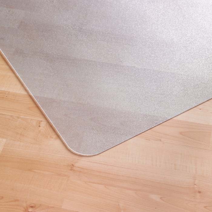 Carpette rectangulaire en PVC pour planchers durs - 35 po x 47 po - transparente