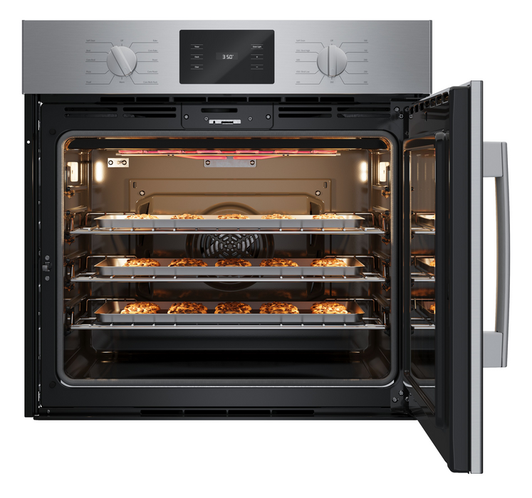 Surface de cuisson à induction de 30 po et four mural électrique de 4,6 pi3 de Bosch - noir et acier inoxydable