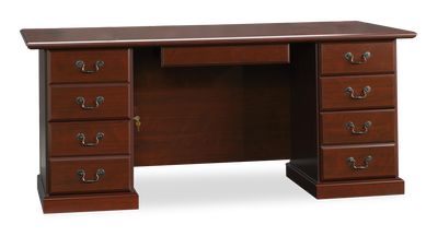 Heritage 70.51" Executive Office Desk with 4 Drawers – Classic Cherry | Bureau de direction Heritage de 70,51 po à 4 tiroirs - cerisier classique
