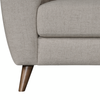 Iverly 38” Linen-Look Fabric Chair with Removable Back Cushion -Sand | Fauteuil Iverly de 38 po en tissu d’apparence lin avec coussin de dossier amovible - sable