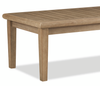 Juno Outdoor Patio Coffee Table - Eucalyptus Wood, UV & Weather Resistant – Natural | Table à café Juno pour la terrasse à l’extérieur - eucalyptus, résistante aux intempéries et aux rayons UV - naturelle