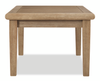 Juno Outdoor Patio Coffee Table - Eucalyptus Wood, UV & Weather Resistant – Natural | Table à café Juno pour la terrasse à l’extérieur - eucalyptus, résistante aux intempéries et aux rayons UV - naturelle