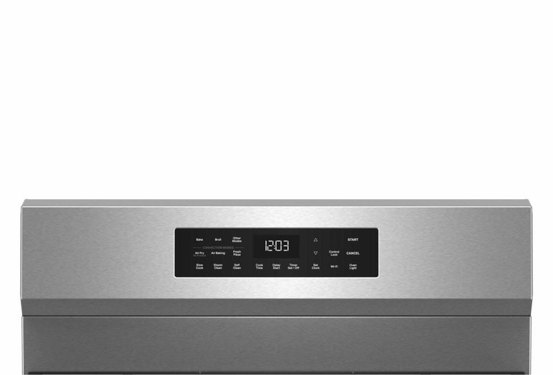 Cuisinière intelligente à gaz KitchenAid de 5 pi3 et de 30 po avec modes par convection - acier inoxydable PrintShieldMC - KFGS330TPS
