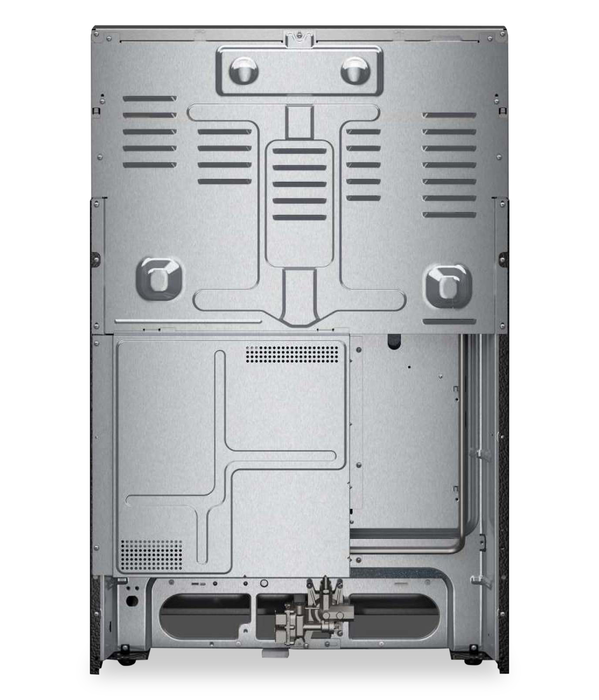 Cuisinière intelligente à gaz KitchenAid de 5 pi3 et de 30 po avec modes par convection - acier inoxydable PrintShieldMC - KFGS330TPS