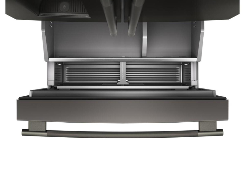 Réfrigérateur KitchenAid de 23,1 pi³ et de 35,6 po à profondeur de comptoir à portes françaises - minerai noir - KRFC536SBE