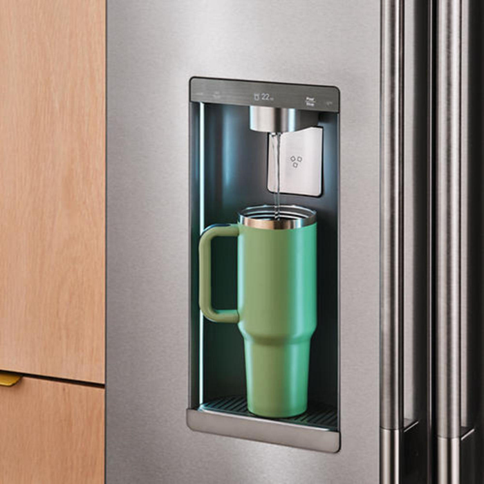 Réfrigérateur KitchenAid de 23,1 pi³ et de 35,6 po à profondeur de comptoir à portes françaises - acier inoxydable - KRFC536SPS