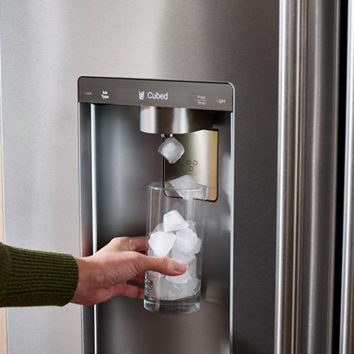 Réfrigérateur KitchenAid de 23,1 pi³ et de 35,6 po à profondeur de comptoir à portes françaises - acier inoxydable - KRFC536SPS