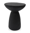 Table de bout moderne Lake de 18,9 po - noir mat