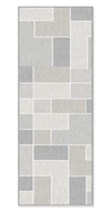 Carpette longue Lillian multicolore - 3 pi x 7 pi 