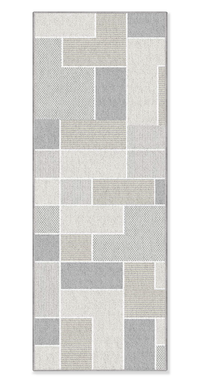  Carpette longue Lillian multicolore - 3 pi x 7 pi