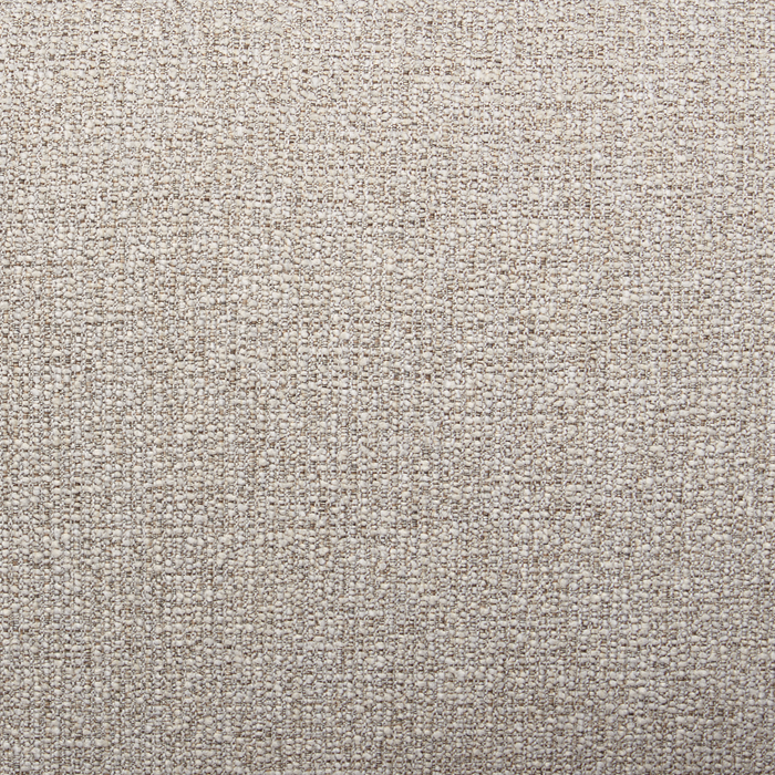 Lit plateforme rembourré Luka en tissu de polyester gris, moderne – format lit double