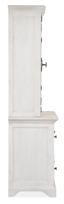Classeur Milson de 32 po avec portes en verre - albâtre