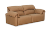 Sofa à inclinaison électrique Momento de 90 po en cuir véritable - caramel