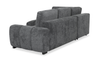 Moonlight Left-facing 2-piece Sectional with Storage Chaise – Grey  | Sofa sectionnel de gauche Moonlight 2 pièces avec fauteuil long de rangement - gris