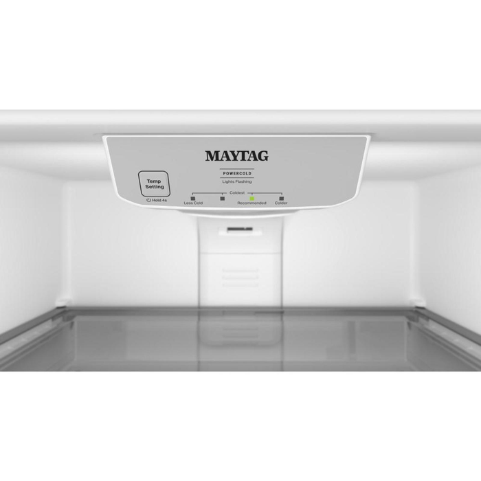 Réfrigérateur Maytag large de 21 pi3 et de 33 po à congélateur supérieur avec mode garage - noir - MRTX5121TB