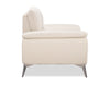 Mystic 41.7” Contemporary Genuine Leather Chair - Frost | Fauteuil contemporain Mystic de 41,7 po en cuir véritable - givre