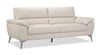 Mystic 85.4” Contemporary Genuine Leather Sofa - Frost | Sofa contemporain Mystic de 85,4 po en cuir véritable - givre