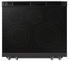 Samsung 6.3 Cu. Ft. Electric Slide In Range with Air Fry Max -  Matte Black Stainless Steel - NSE80H63SEAC | Cuisinière électrique encastrée Samsung de 6,3 pi3 avec friture à air Air Fry Max - acier inoxydable noir mat - NSE80H63SEAC