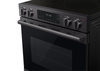 Samsung 6.3 Cu. Ft. Electric Slide In Range with Air Fry Max -  Matte Black Stainless Steel - NSE80H63SEAC | Cuisinière électrique encastrée Samsung de 6,3 pi3 avec friture à air Air Fry Max - acier inoxydable noir mat - NSE80H63SEAC