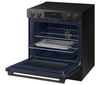 Samsung 6.3 Cu. Ft. Electric Slide In Range with Air Fry Max -  Matte Black Stainless Steel - NSE80H63SEAC | Cuisinière électrique encastrée Samsung de 6,3 pi3 avec friture à air Air Fry Max - acier inoxydable noir mat - NSE80H63SEAC