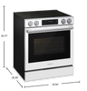 Samsung 6.3 Cu. Ft. Electric Slide In Range with Air Fry Max – White Glass - NSE80H63SWAC | Cuisinière électrique encastrée Samsung de 6,3 pi3 avec friture à air Air Fry Max - verre blanc - NSE80H63SWAC