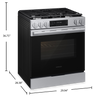Samsung 6.0 Cu. Ft. Slide In Convection Range with Air Fry Max –  Stainless Steel - NSG70H60SRAA | Cuisinière encastrée Samsung de 6,0 pi3 à convection avec friture à air Air Fry Max - acier inoxydable  - NSG70H60SRAA