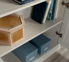 Oryn 35.28” 5-Shelf Bookcase with Storage – Glacier Oak | Bibliothèque Oryn de 35,28 po à 5 tablettes avec rangement - chêne glacier