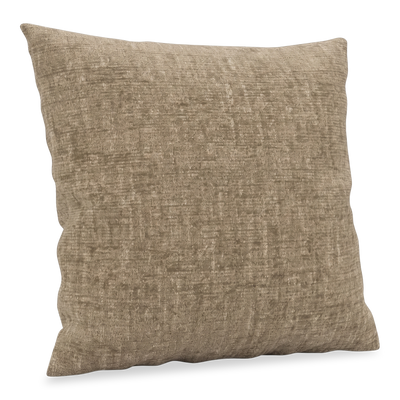Sofa Lab Fabric Accent Pillow – Chenille Praline | Coussin décoratif Sofa Lab en tissu - Chenille Praline