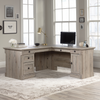 Palladia 65.12" L-Shaped Desk with 3 Drawers – Split Oak | Bureau en forme de L Palladia de 65,12 po à 3 tiroirs - chêne fendu