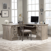 Palladia 65.12" L-Shaped Desk with 3 Drawers – Split Oak | Bureau en forme de L Palladia de 65,12 po à 3 tiroirs - chêne fendu