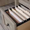 Palladia 53.15" Office Desk with 3 Drawers – Split Oak | Bureau Palladia de 53,15 po à 3 tiroirs - chêne fendu