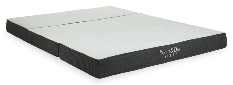 Armoire-lit Parker avec matelas en mousse à mémoire de forme à ressorts ensachés, brune - format grand lit 