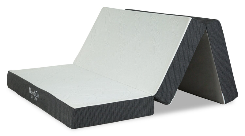 Armoire-lit Parker avec matelas en mousse à mémoire de forme à ressorts ensachés, brune - format grand lit 