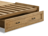 Parker Cabinet Bed with Pocket Coil Memory Foam Mattress, Brown - Queen Size  | Armoire-lit Parker avec matelas en mousse à mémoire de forme à ressorts ensachés, brune - format grand lit
