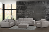 Made in Canada Pebble 70" Fabric Loveseat with Matching Accent Pillows - Grey | Causeuse Pebble de 70 po fabriquée au Canada en tissu avec coussins décoratifs assortis - grise