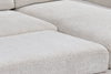 Pocket 2-piece Right-facing Linen-Look Fabric Sleeper Sectional with Storage - Beige | Sofa-lit sectionnel de droite Pocket 2 pièces en tissu d’apparence lin avec rangement - beige
