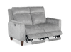 Primrose 71” Chenille Fabric Power Reclining Loveseat with Power Headrest – Slate | Causeuse à inclinaison électrique Primrose de 71 po en tissu de chenille avec appuie-tête électrique - ardoise