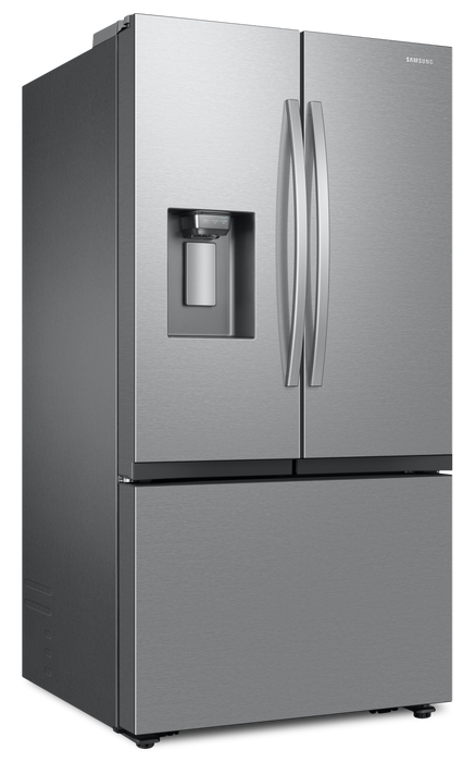 Réfrigérateur à 3 portes Bespoke de Samsung de 31 pi3 et de 35,75 po à portes françaises - acier inoxydable - RF32CG5B30SRAA