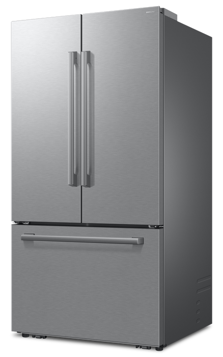 Réfrigérateur Bespoke de Samsung de 24 pi3 et de 36 po de profondeur comptoir à portes françaises avec IA – acier inoxydable - RF70H25KERAA