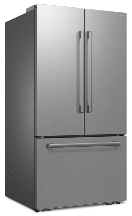 Réfrigérateur Bespoke de Samsung de 24 pi3 et de 36 po de profondeur comptoir à portes françaises avec IA – acier inoxydable - RF70H25KERAA